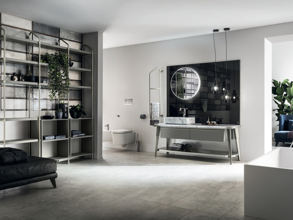 Fascino metropolitano e geometrie rigorose: come progettare il bagno in stile industriale